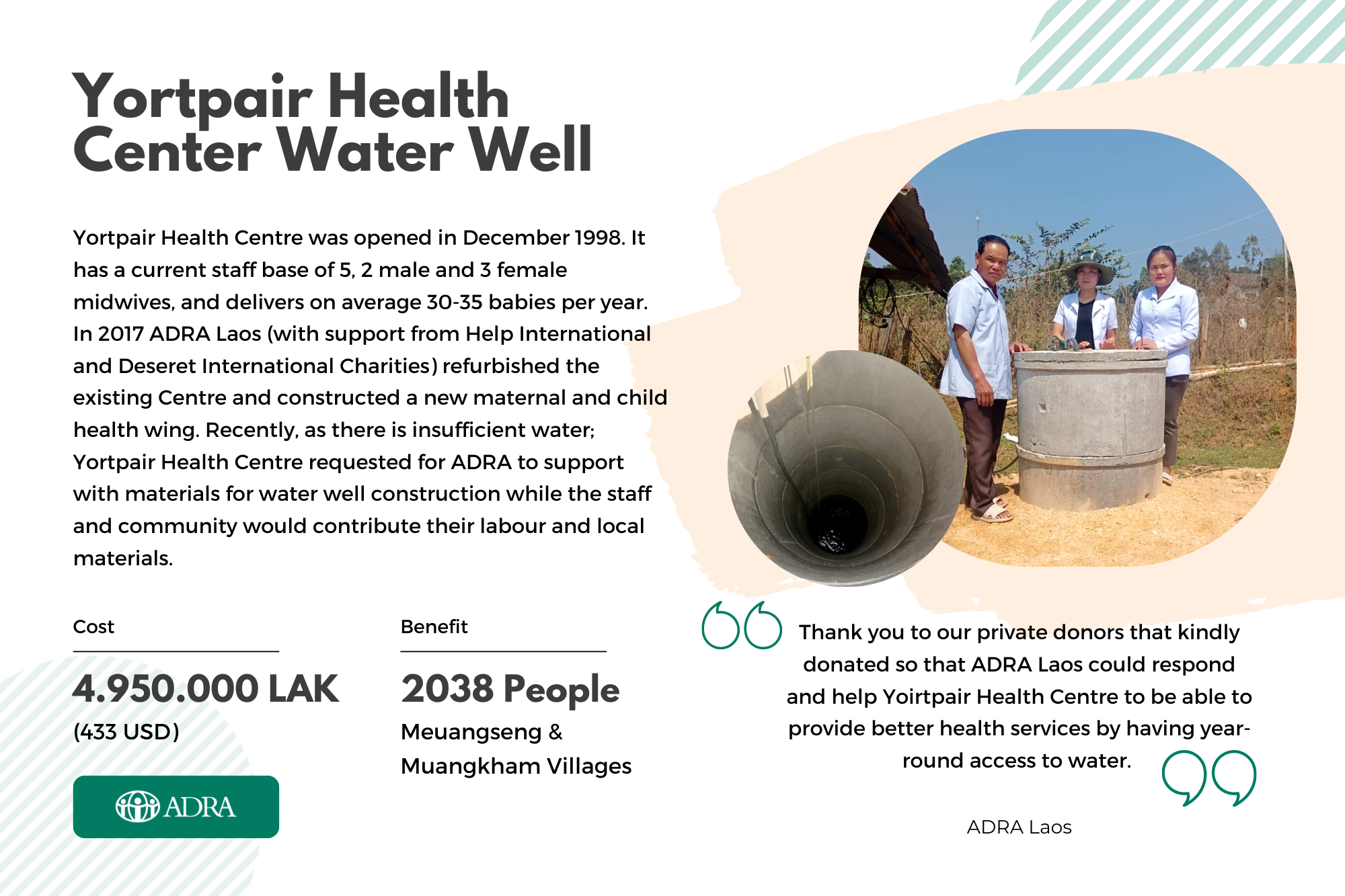 Yortpair Health Center Water Well